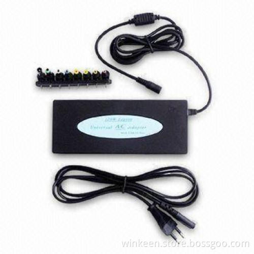 Universal AC/DC Adapter with 120W for Notebook, and 5.0 to 6.0A Output Current, 448g Weight